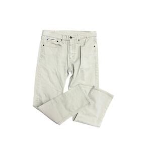 Levi’s 502 Taper Fit Jeans Men’s 31x32 Light Beige Stretch Denim Waterless
